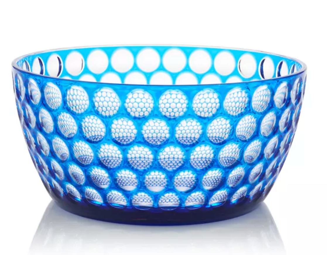 Mario Luca Giusti Lente Salad Bowl Blue