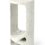 Palecek Lena Marble Accent Table, Large