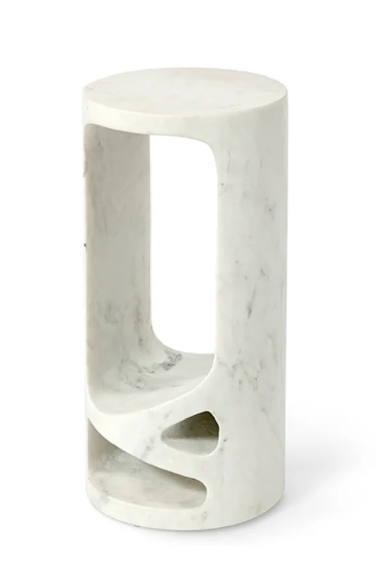 Palecek Lena Marble Accent Table, Large