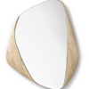 Palecek Kira Travertine Mirror, Small