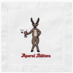 August Morgan Embroidered Napkins (Set of 4 in multiple Designs)