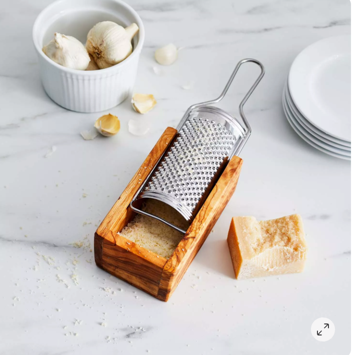 Verve Culture - Italian Olivewood Box Cheese Grater