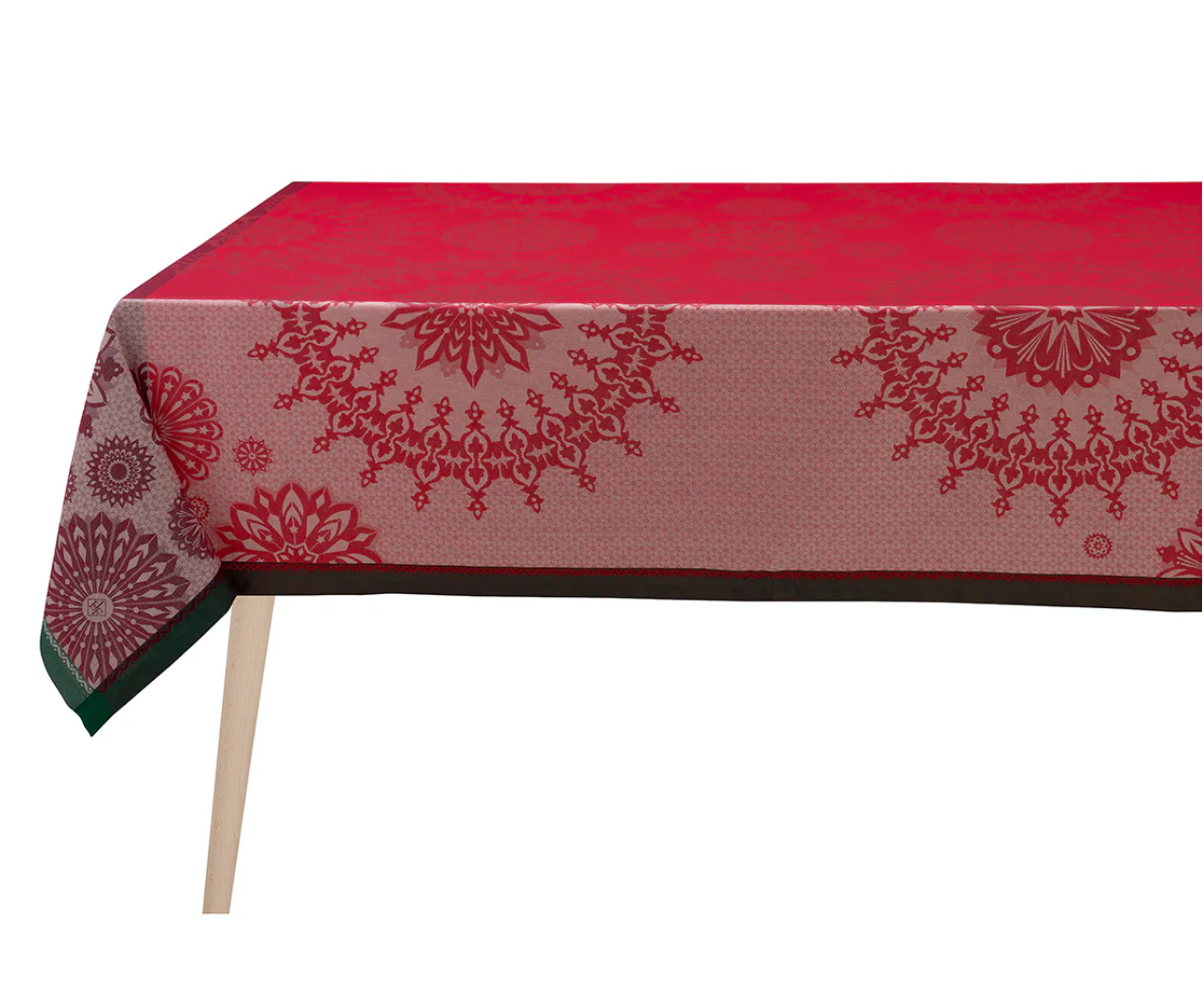 Le Jacquard Francais Lumiere Red Tablecloth 69X98