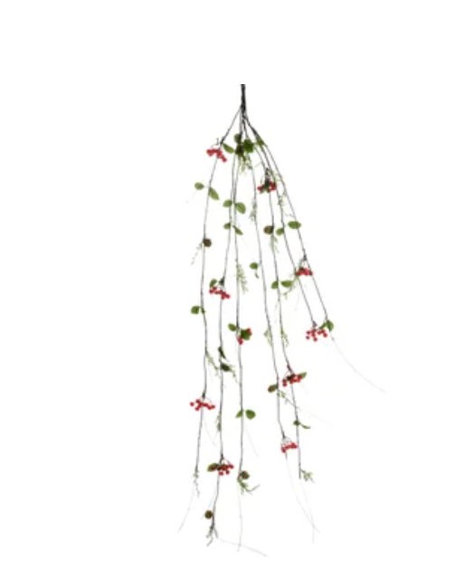 Berry Cone Vine Garland 4'