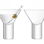 LSA Vodka Cocktail Glasses S/2