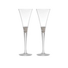 Michael Wainwright Truro Platinum Toasting Flutes S/2