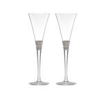 Michael Wainwright Truro Platinum Toasting Flutes S/2