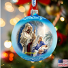 G.DeBrekht Artistic Studios - Holy Night Glass Ornament, handpainted LE by Dona Gelsinger