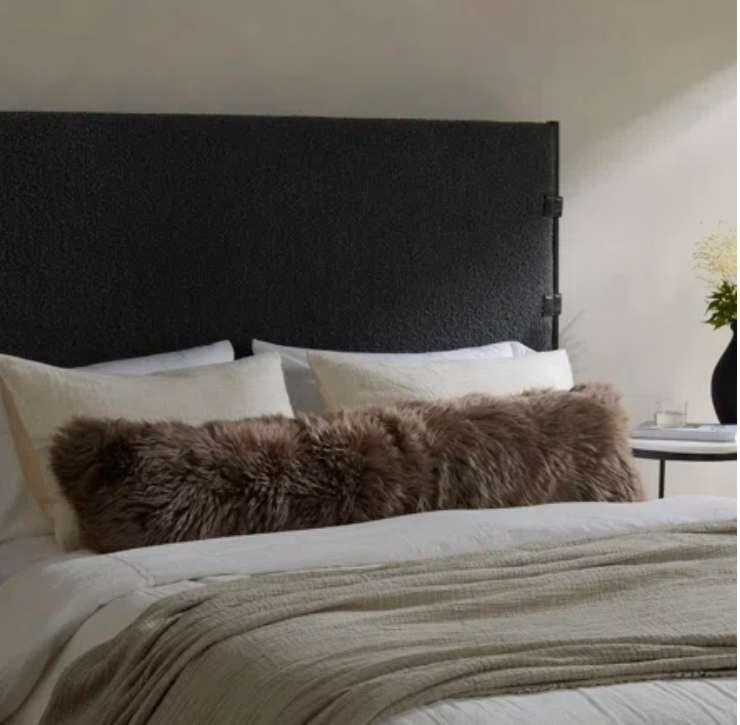 Four Hands LaloSheepskin Lumbar Pillow