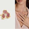 Anabel Aram Orchid Pave Ring