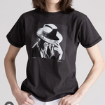 Cindy Press T-Shirt "On the Verge" in Black