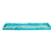 Lily Juliet Rectangular Bar Tray - Bahama Blue