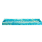 Lily Juliet Rectangular Bar Tray - Bahama Blue