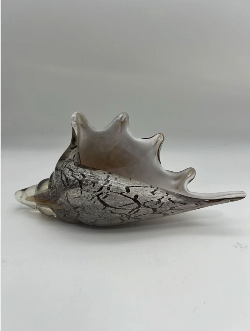 Glass Conch Seashell