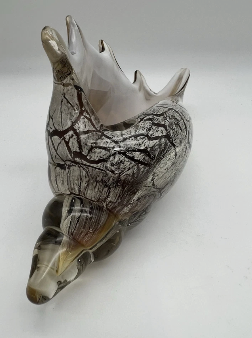 Glass Conch Seashell