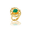 Capucine De Wulf Mystic Eye Ring - Green Onyx