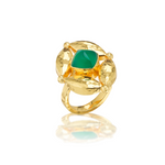 Capucine De Wulf Mystic Eye Ring - Green Onyx