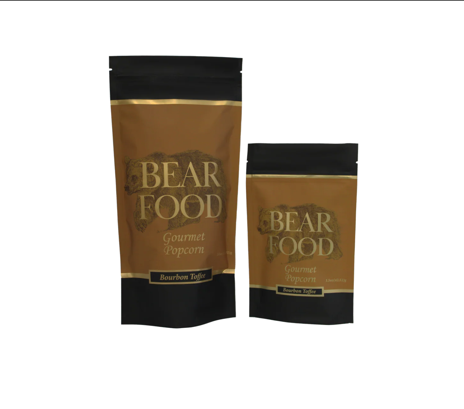 Bear Food Bourbon Toffee Gourmet Popcorn