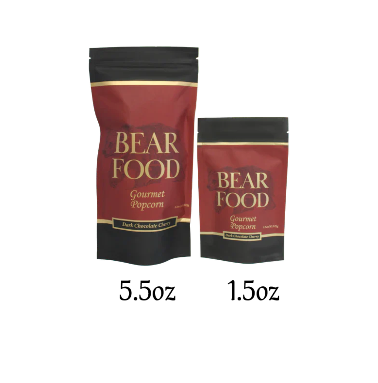 Bear Food Dark Chocolate Cherry Gourmet Popcorn