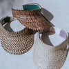 Straw sun visor