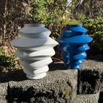 Lily Juliet Wave Vase in White