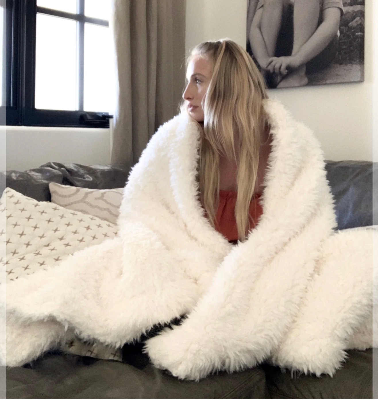 Angel Plush Blanket Big (3 Colors)