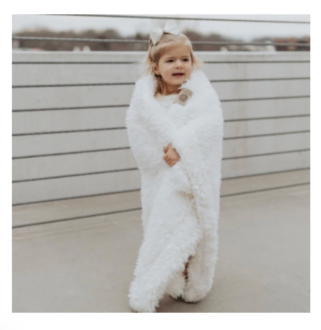 Angel Plush Blanket Little (2 Colors)