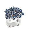 Kim Seybert Aster Napkin Ring in Midnight