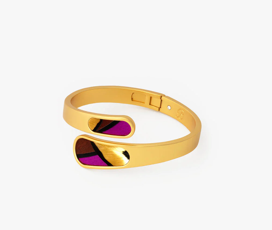 Brackish Aaliyah Bezel Hinge Cuff