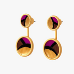 Brackish Sophia Bezel Jacket Earring