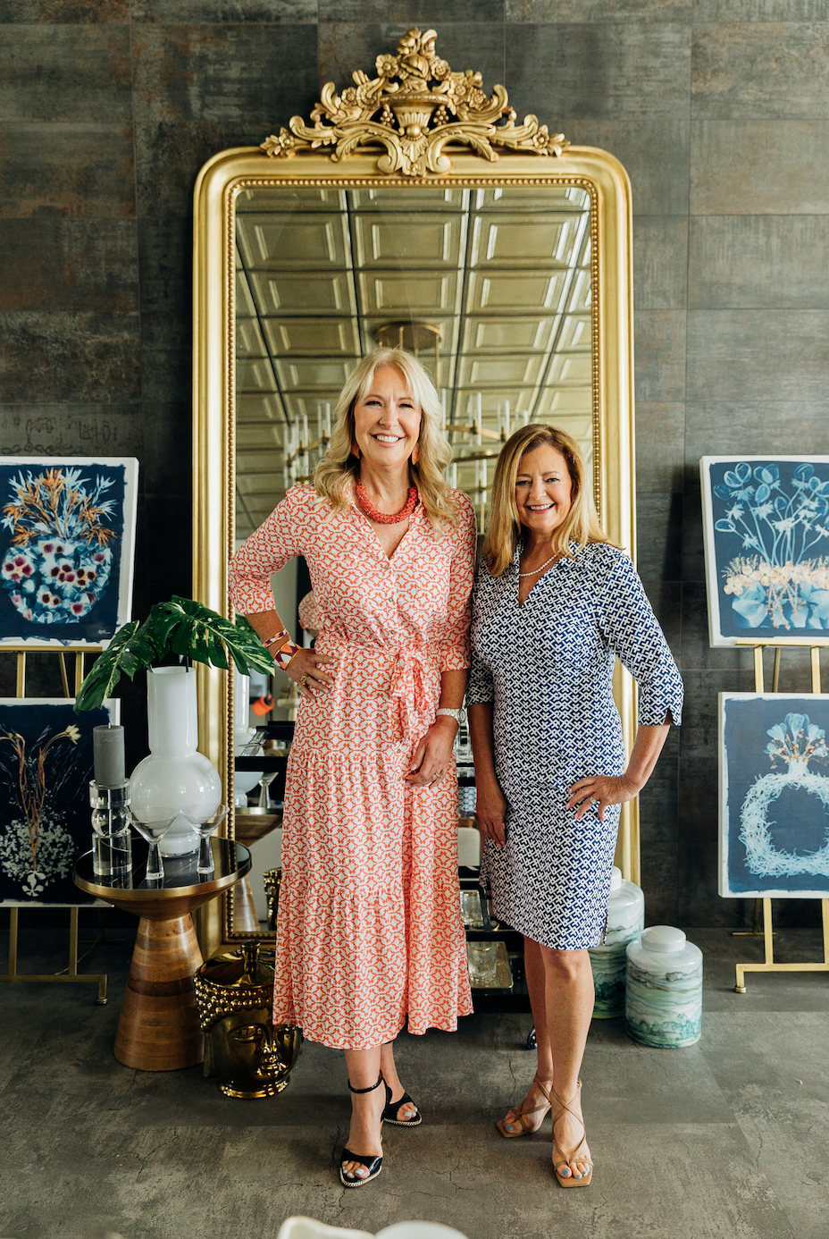 Black Tie Beach cofounders Lara Foster and Page White standing together