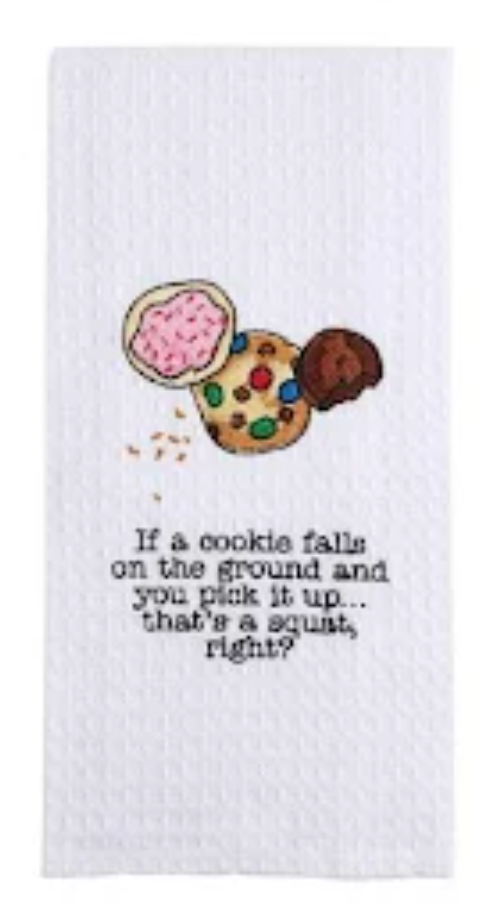 Funny Sayings Waffle Dish Towel