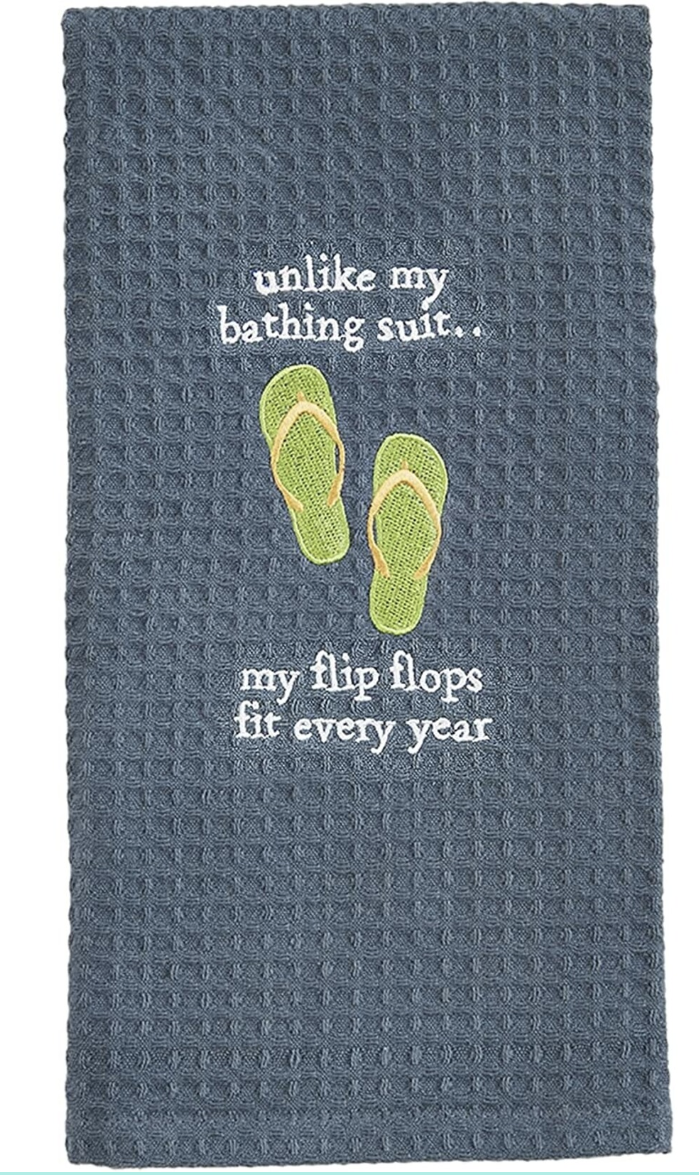 Funny Sayings Waffle Dish Towel