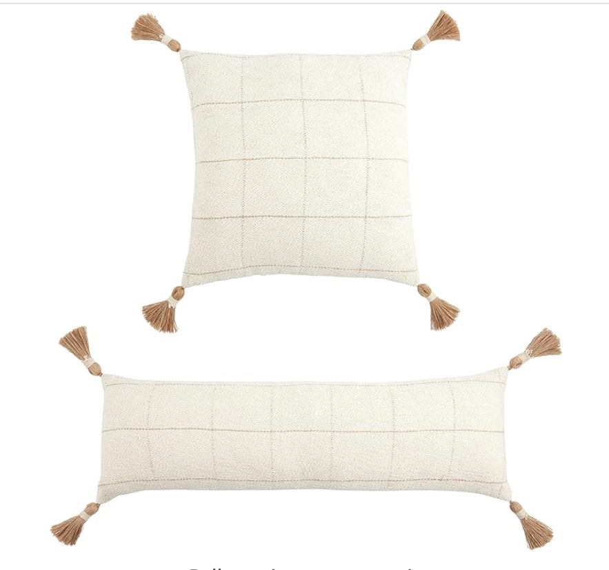 Woven Pattern Pillow - Long and Square