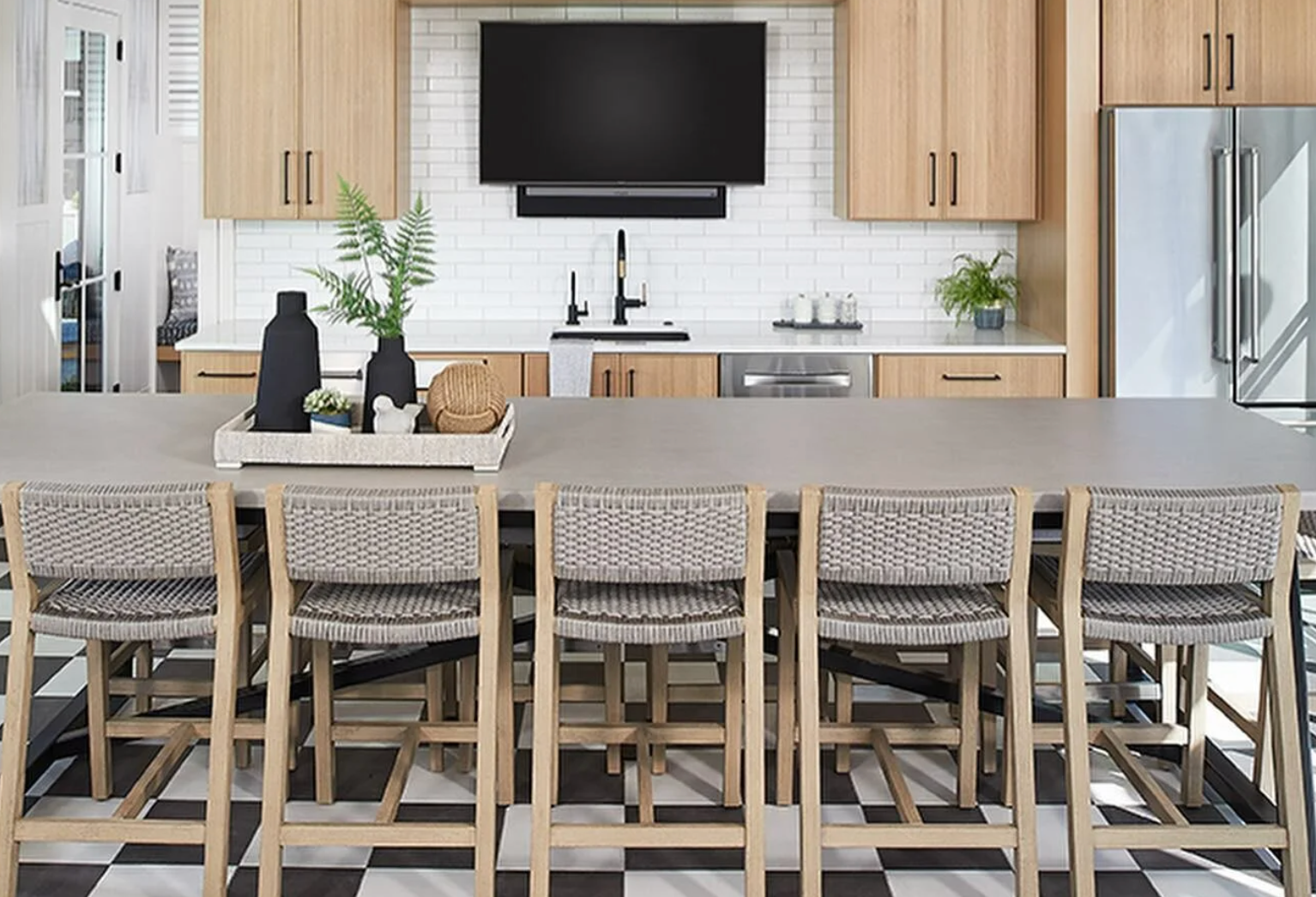 Palecek Woodside Large Rectangular Tray