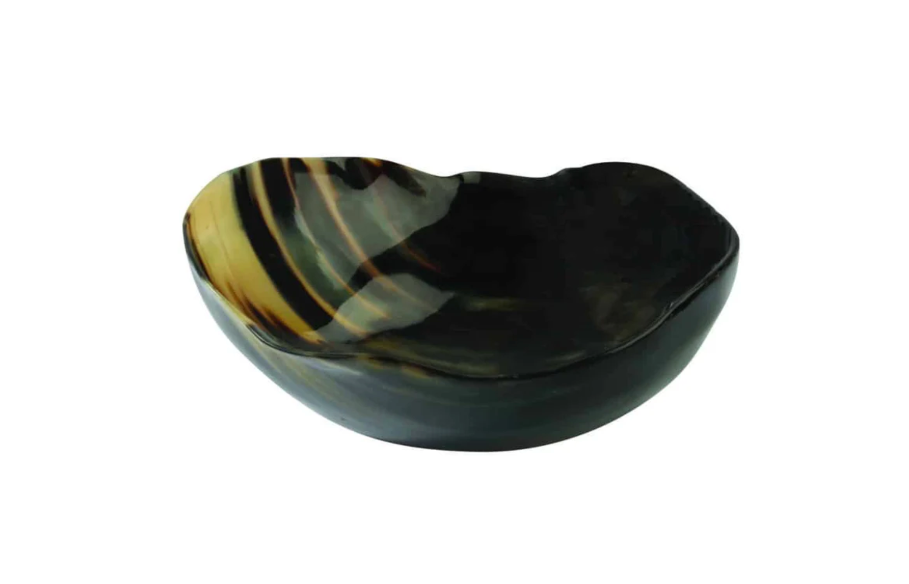 Horn Wavy Round Bowl