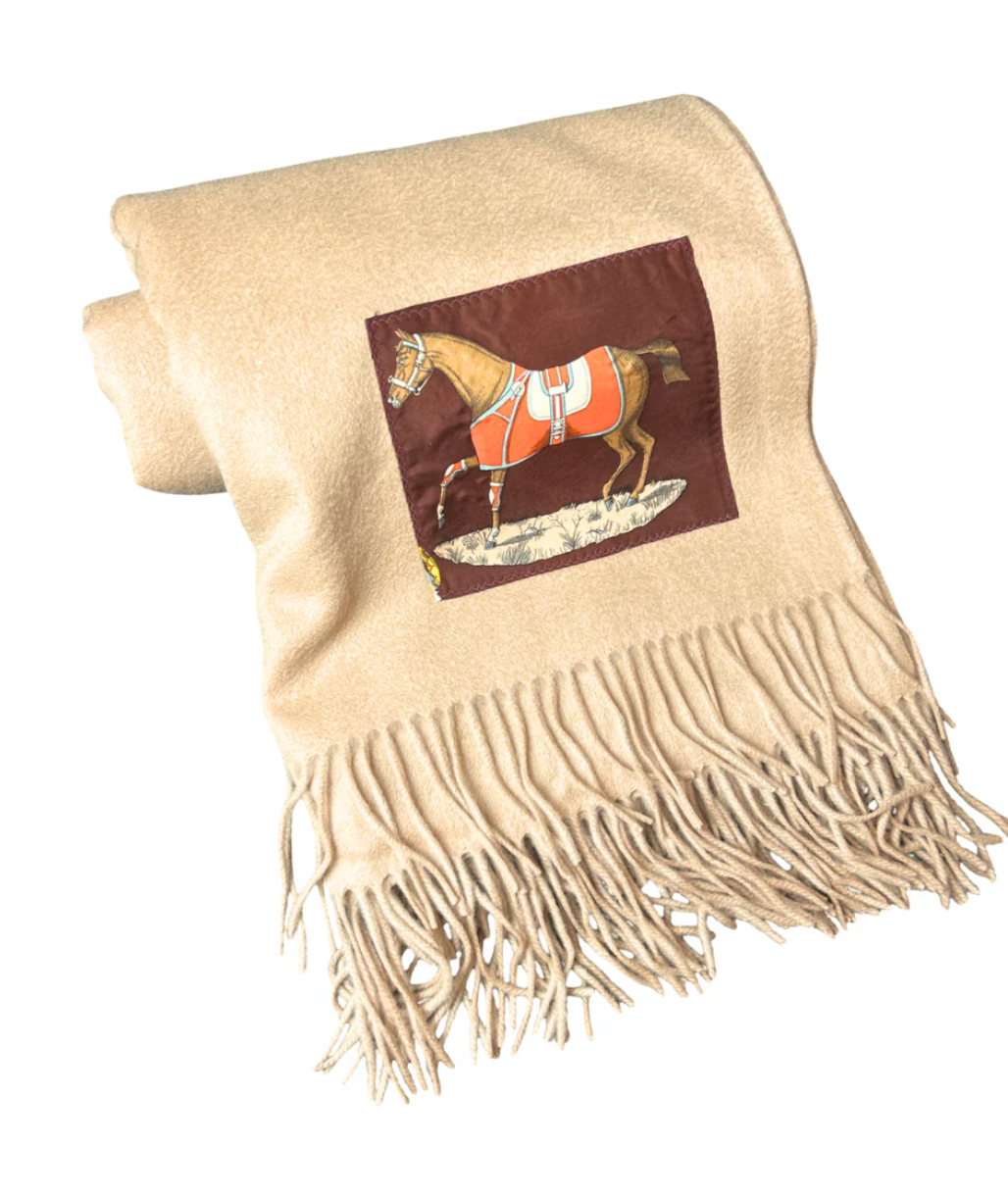 Vintage Luxe Up Cashmere Blanket