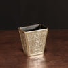 Sierra Modern Croc Luxe Bath Toothbrush Holder (Gold)