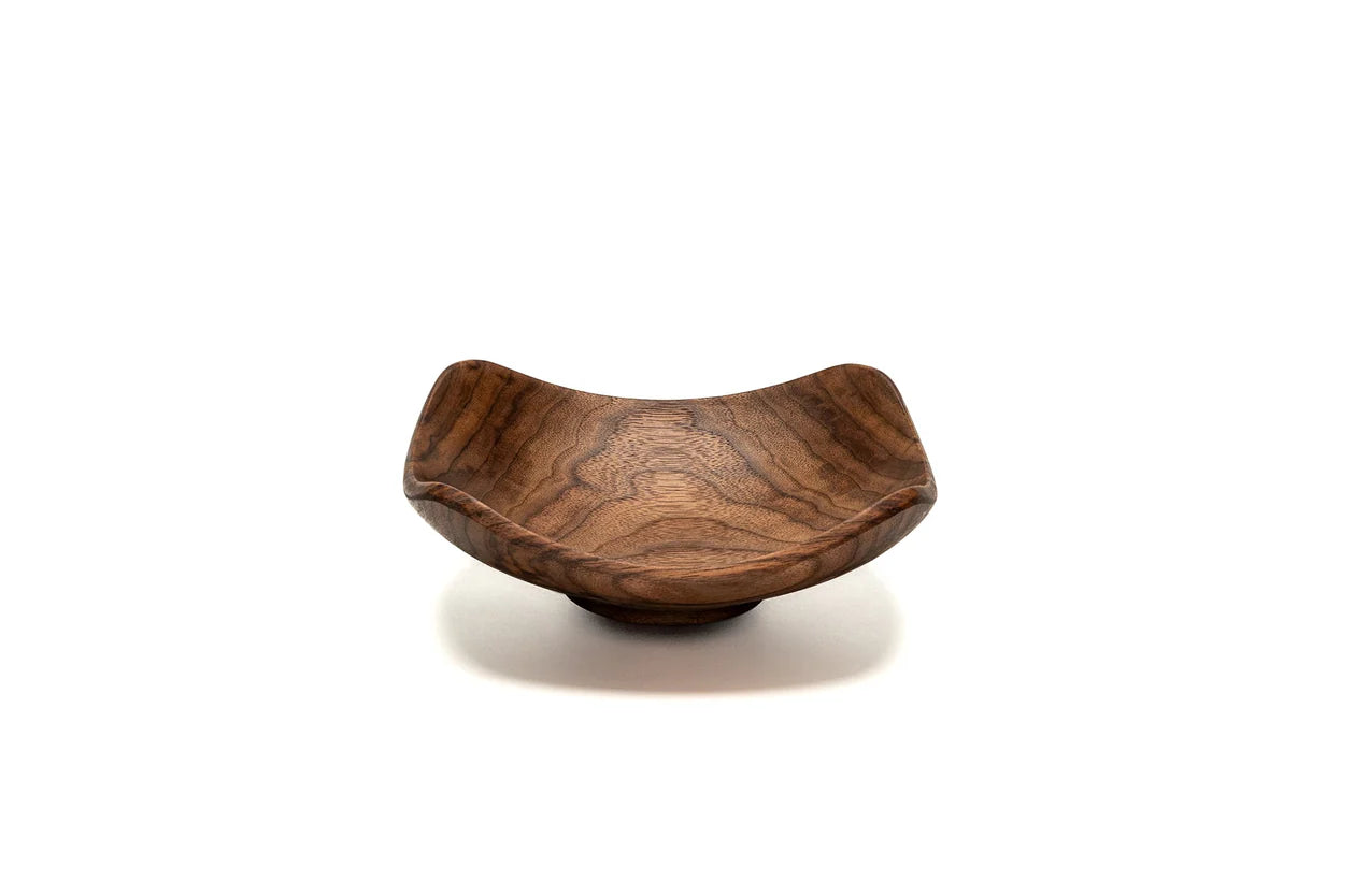 Andrew Pearce Echo (Square) Wooden Bowl in Walnut (Multiple Sizes)