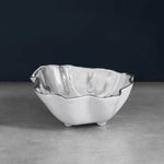 Thanni Onyx Small Bowl (White and Silver)