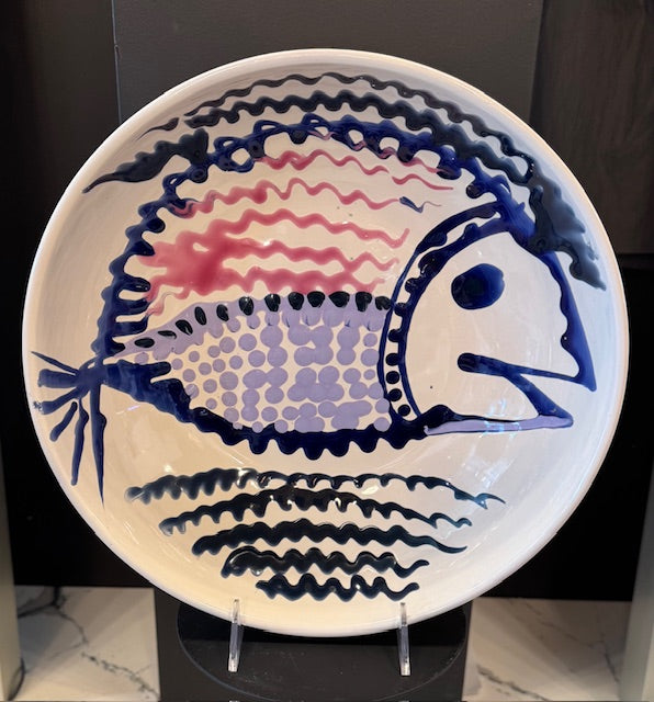 Studio Riviera Psychodelic Fish Salad Bowl