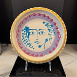 Studio Riviera Viso Frisbee Plate "La Bella Donna"