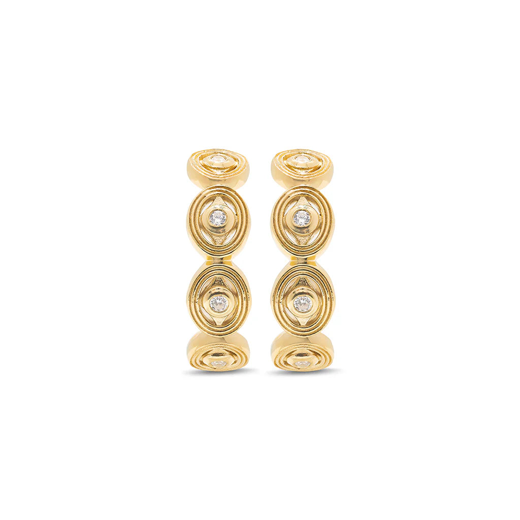 Capucine De Wulf Monique Hoop Earrings