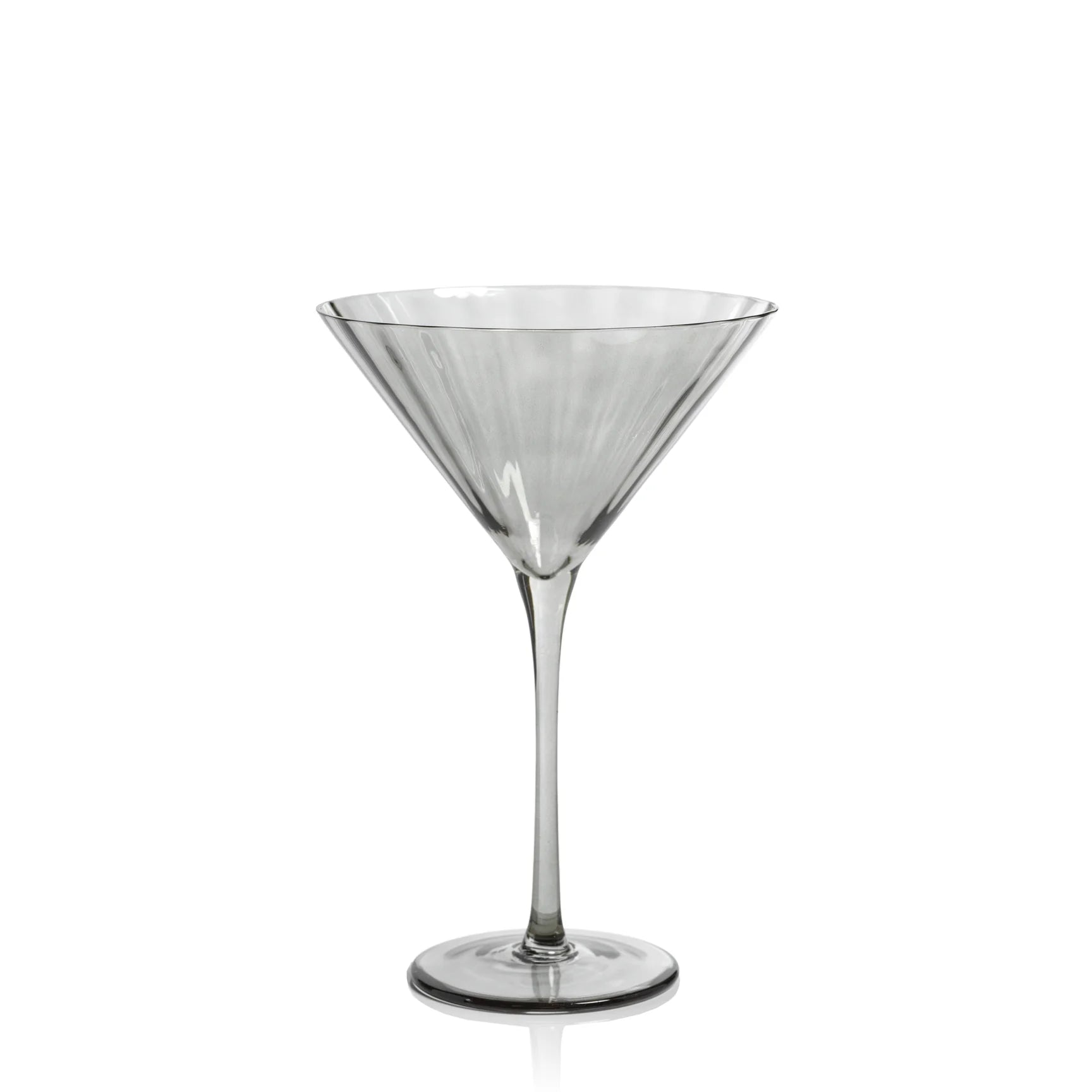 Madeleine Optic Glassware Martini (Multiple Colors)