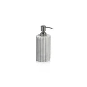Camogli Fluted White Marble Soap/Lotion Dispenser