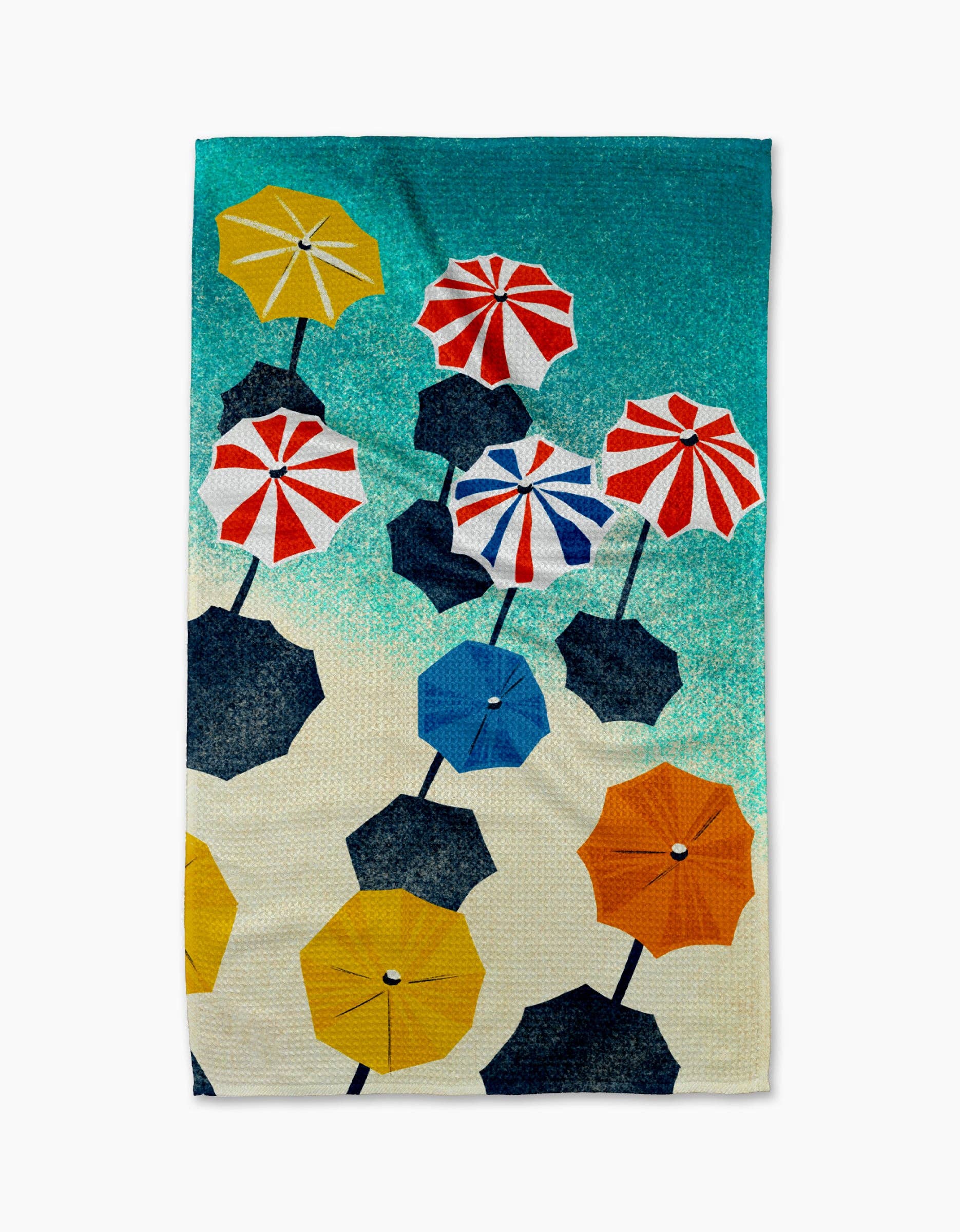 Geometry - Dancing Umbrellas Tea Towel