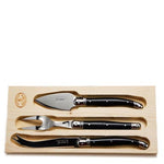 The French Farm - Jean Dubost 3pc Parmesan Cheese Set with Black handles