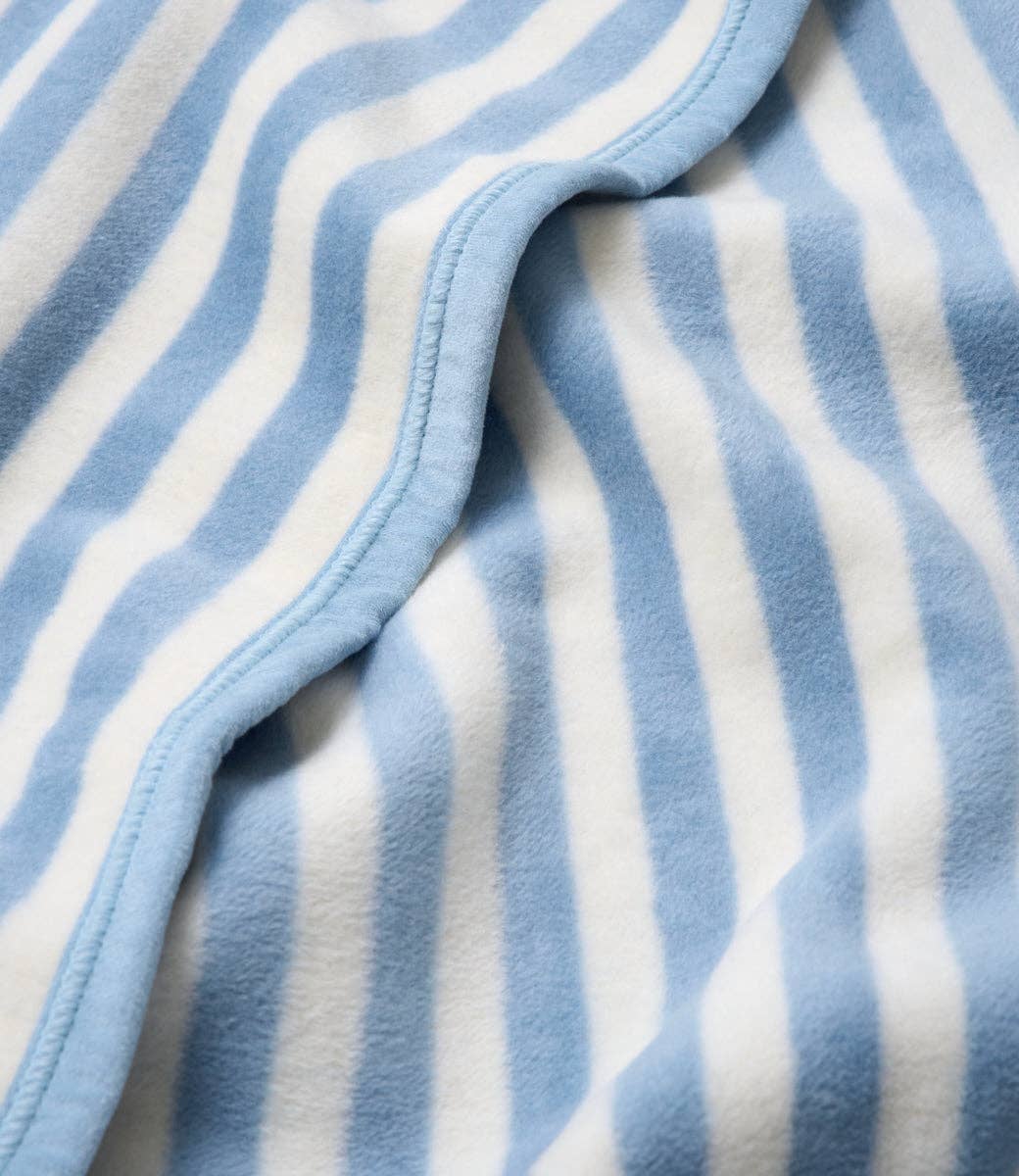 ChappyWrap - Sideline Stripe Bluebell Midi Blanket
