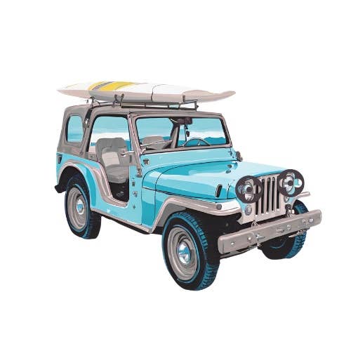 Maven Home - Acrylic Napkin Weight - Jeep
