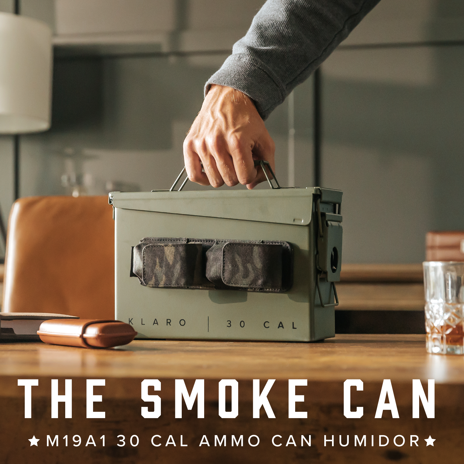 Case Elegance - The Smoke Can 30CAL Humidor